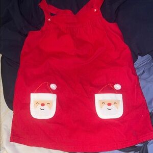 Carter's Red Santa Pocket Dress